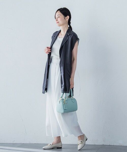 LAUTREAMONT / ロートレアモン キャミソール・チューブトップ | 【一部店舗限定販売】チュールディテールニットタンクトップ≪手洗い可能≫ | 詳細3