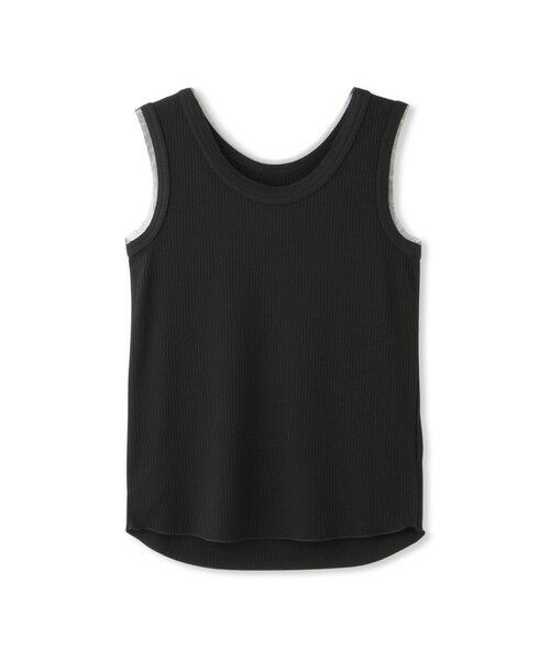 LAUTREAMONT / ロートレアモン キャミソール・チューブトップ | 【一部店舗限定販売】チュールディテールニットタンクトップ≪手洗い可能≫ | 詳細9