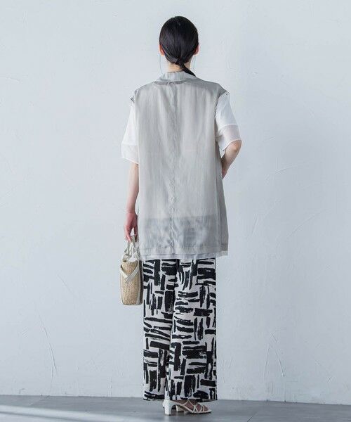 LAUTREAMONT / ロートレアモン カットソー | 袖口シアーフォルムカットソー≪手洗い可能≫ | 詳細3