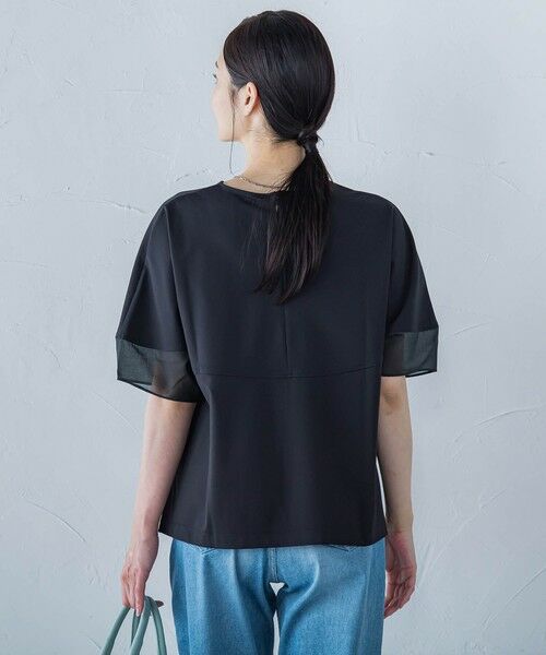 LAUTREAMONT / ロートレアモン カットソー | 袖口シアーフォルムカットソー≪手洗い可能≫ | 詳細12