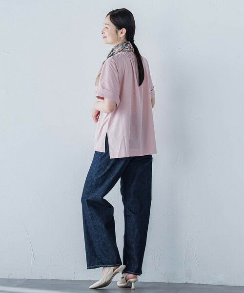 LAUTREAMONT / ロートレアモン シャツ・ブラウス | 【WEB限定】ライクアウーヴンバンドカラーブラウス≪洗濯機で洗える≫ | 詳細14