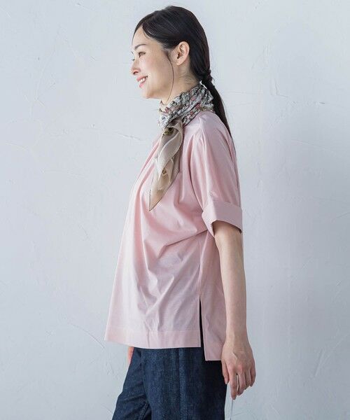 LAUTREAMONT / ロートレアモン シャツ・ブラウス | 【WEB限定】ライクアウーヴンバンドカラーブラウス≪洗濯機で洗える≫ | 詳細9