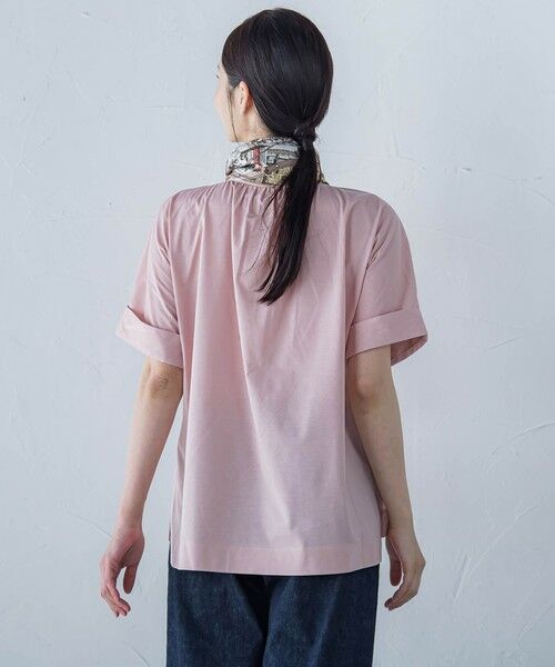 LAUTREAMONT / ロートレアモン シャツ・ブラウス | 【WEB限定】ライクアウーヴンバンドカラーブラウス≪洗濯機で洗える≫ | 詳細10