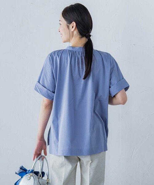 LAUTREAMONT / ロートレアモン シャツ・ブラウス | 【WEB限定】ライクアウーヴンバンドカラーブラウス≪洗濯機で洗える≫ | 詳細21