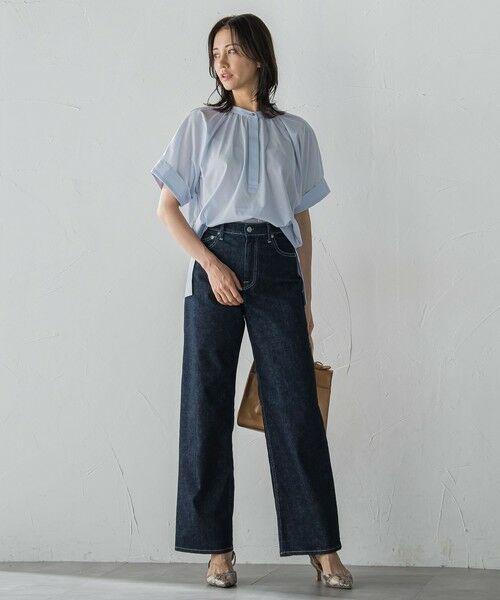 LAUTREAMONT / ロートレアモン シャツ・ブラウス | 【WEB限定】ライクアウーヴンバンドカラーブラウス≪洗濯機で洗える≫ | 詳細29