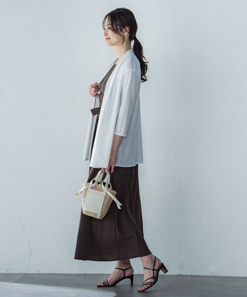 LAUTREAMONT / ロートレアモン カーディガン・ボレロ | 【WEB限定】ひやさらシワレス着流しカーディガン≪洗濯機で洗える≫ | 詳細3