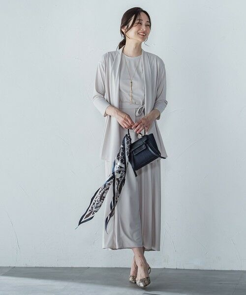 LAUTREAMONT / ロートレアモン カーディガン・ボレロ | 【WEB限定】ひやさらシワレス着流しカーディガン≪洗濯機で洗える≫ | 詳細18