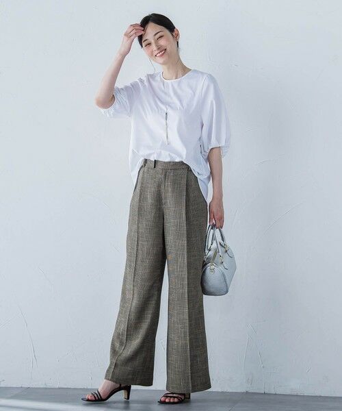 LAUTREAMONT / ロートレアモン カットソー | 【WEB限定】きれいめハーフスリーブカットソー ≪接触冷感／洗濯機OK≫ | 詳細3