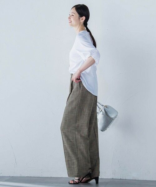 LAUTREAMONT / ロートレアモン カットソー | 【WEB限定】きれいめハーフスリーブカットソー ≪接触冷感／洗濯機OK≫ | 詳細4