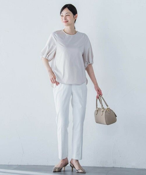 LAUTREAMONT / ロートレアモン カットソー | 【WEB限定】きれいめハーフスリーブカットソー ≪接触冷感／洗濯機OK≫ | 詳細17