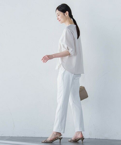 LAUTREAMONT / ロートレアモン カットソー | 【WEB限定】きれいめハーフスリーブカットソー ≪接触冷感／洗濯機OK≫ | 詳細18