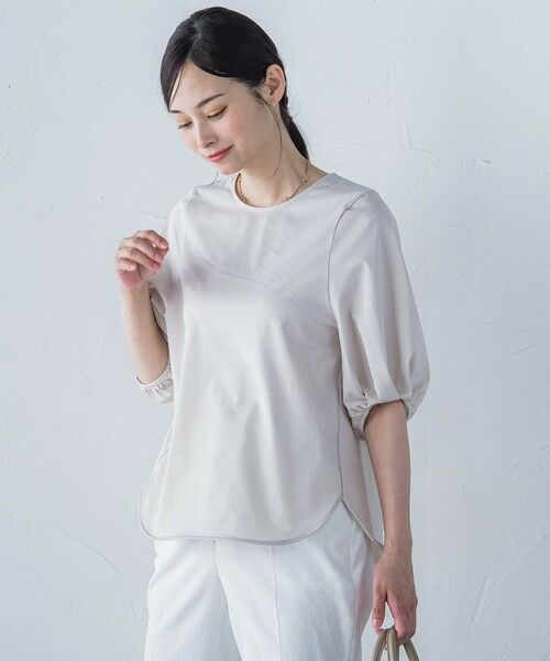 LAUTREAMONT / ロートレアモン カットソー | 【WEB限定】きれいめハーフスリーブカットソー ≪接触冷感／洗濯機OK≫ | 詳細14