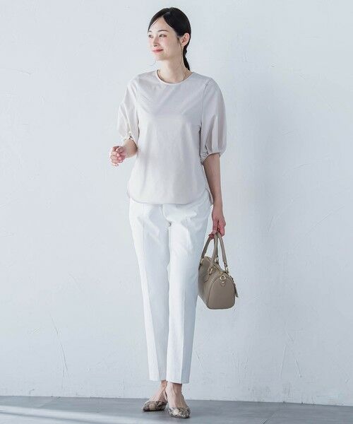 LAUTREAMONT / ロートレアモン カットソー | 【WEB限定】きれいめハーフスリーブカットソー ≪接触冷感／洗濯機OK≫ | 詳細15