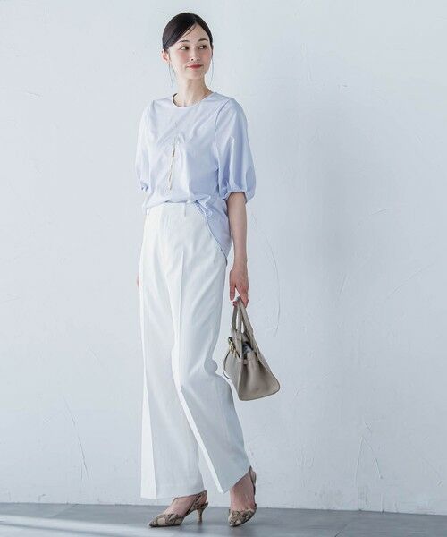 LAUTREAMONT / ロートレアモン カットソー | 【WEB限定】きれいめハーフスリーブカットソー ≪接触冷感／洗濯機OK≫ | 詳細23