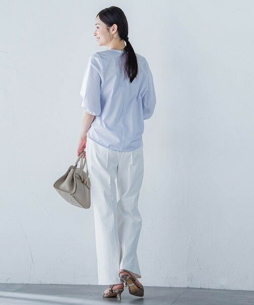 LAUTREAMONT / ロートレアモン カットソー | 【WEB限定】きれいめハーフスリーブカットソー ≪接触冷感／洗濯機OK≫ | 詳細25