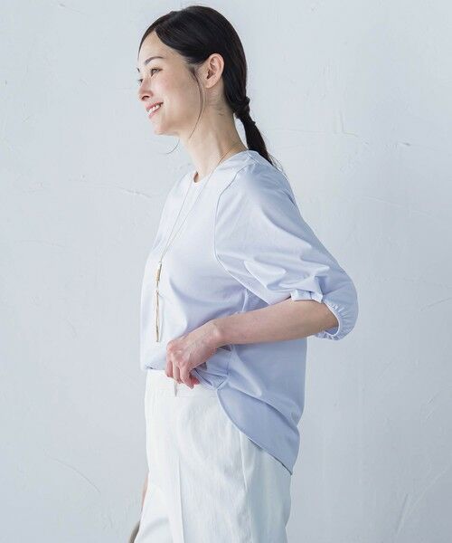 LAUTREAMONT / ロートレアモン カットソー | 【WEB限定】きれいめハーフスリーブカットソー ≪接触冷感／洗濯機OK≫ | 詳細21