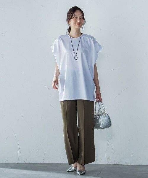 LAUTREAMONT / ロートレアモン カットソー | 【WEB限定】タックデザインカットソー ≪接触冷感／洗濯機OK≫ | 詳細3