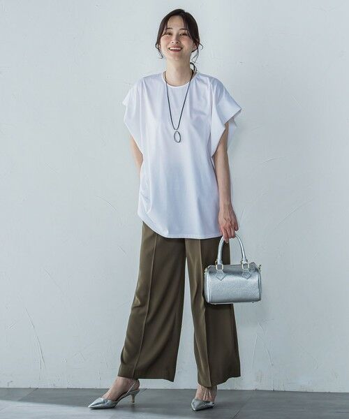 LAUTREAMONT / ロートレアモン カットソー | 【WEB限定】タックデザインカットソー ≪接触冷感／洗濯機OK≫ | 詳細4