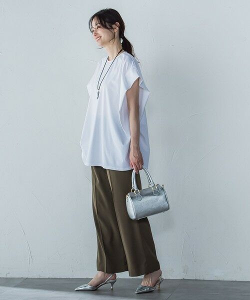 LAUTREAMONT / ロートレアモン カットソー | 【WEB限定】タックデザインカットソー ≪接触冷感／洗濯機OK≫ | 詳細5