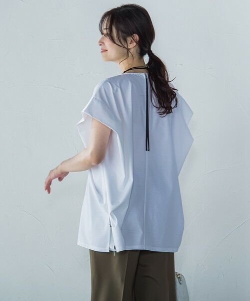 LAUTREAMONT / ロートレアモン カットソー | 【WEB限定】タックデザインカットソー ≪接触冷感／洗濯機OK≫ | 詳細1