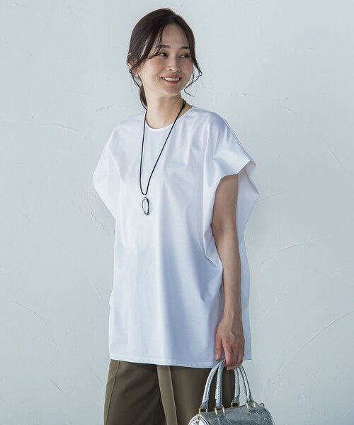 LAUTREAMONT / ロートレアモン カットソー | 【WEB限定】タックデザインカットソー ≪接触冷感／洗濯機OK≫ | 詳細2