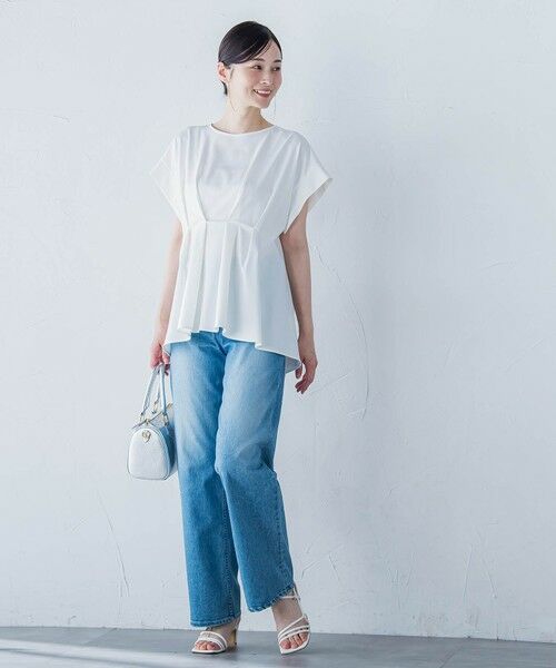 LAUTREAMONT / ロートレアモン カットソー | ペプラム風タックカットソー≪洗濯機で洗える≫ | 詳細3