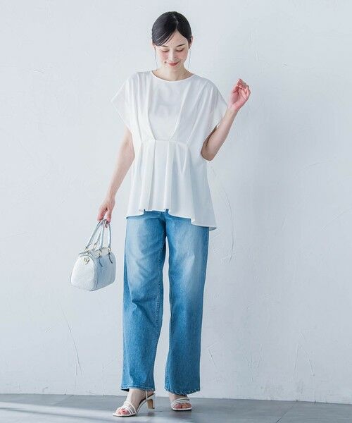 LAUTREAMONT / ロートレアモン カットソー | ペプラム風タックカットソー≪洗濯機で洗える≫ | 詳細4