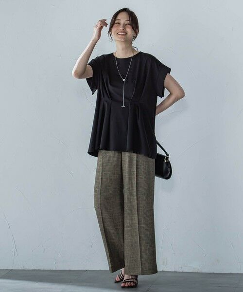 LAUTREAMONT / ロートレアモン カットソー | ペプラム風タックカットソー≪洗濯機で洗える≫ | 詳細9