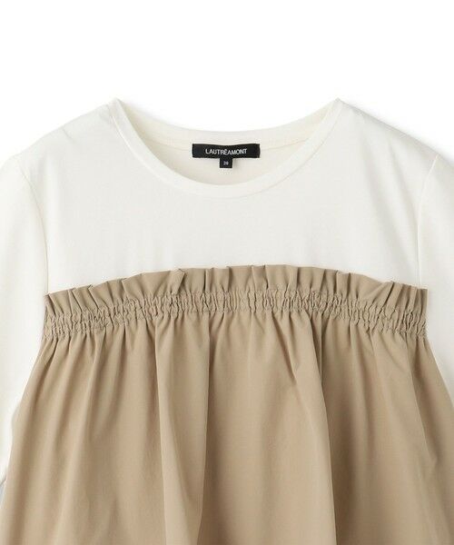 LAUTREAMONT / ロートレアモン カットソー | 【晴れ軽】撥水UVドッキングカットソー≪UV/接触冷感/撥水性/洗濯機で洗える≫ | 詳細13