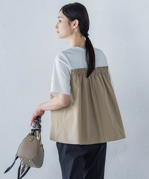 LAUTREAMONT / ロートレアモン カットソー | 【晴れ軽】撥水UVドッキングカットソー≪UV/接触冷感/撥水性/洗濯機で洗える≫ | 詳細6