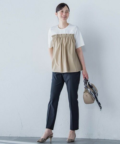 LAUTREAMONT / ロートレアモン カットソー | 【晴れ軽】撥水UVドッキングカットソー≪UV/接触冷感/撥水性/洗濯機で洗える≫ | 詳細7