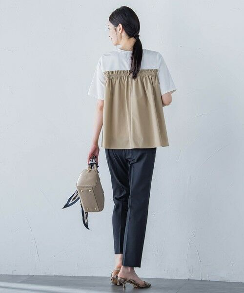 LAUTREAMONT / ロートレアモン カットソー | 【晴れ軽】撥水UVドッキングカットソー≪UV/接触冷感/撥水性/洗濯機で洗える≫ | 詳細9