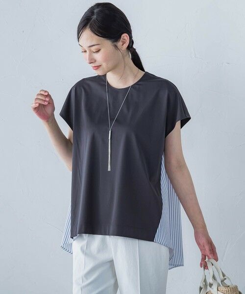 LAUTREAMONT / ロートレアモン カットソー | Hari-Puruジャージ2WAYカットソー≪洗濯機で洗える≫ | 詳細1