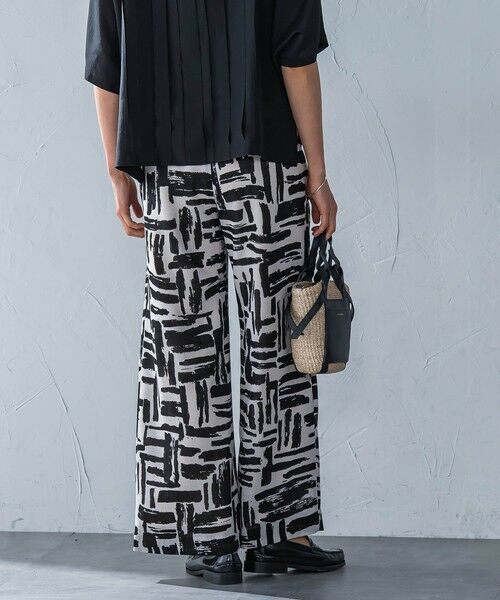 LAUTREAMONT / ロートレアモン その他パンツ | 麻調ボイルプリントパンツ≪洗濯機で洗える≫ | 詳細2
