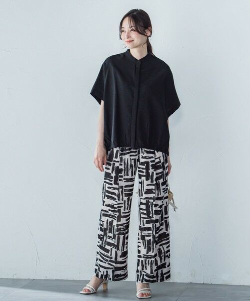 LAUTREAMONT / ロートレアモン その他パンツ | 麻調ボイルプリントパンツ≪洗濯機で洗える≫ | 詳細12