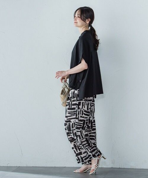 LAUTREAMONT / ロートレアモン その他パンツ | 麻調ボイルプリントパンツ≪洗濯機で洗える≫ | 詳細13