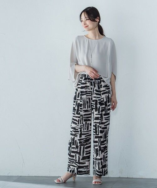 LAUTREAMONT / ロートレアモン その他パンツ | 麻調ボイルプリントパンツ≪洗濯機で洗える≫ | 詳細14