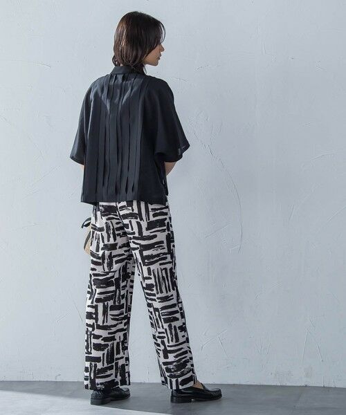 LAUTREAMONT / ロートレアモン その他パンツ | 麻調ボイルプリントパンツ≪洗濯機で洗える≫ | 詳細4