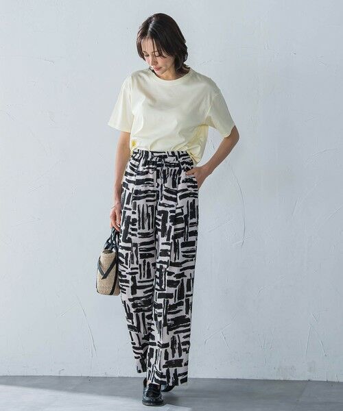 LAUTREAMONT / ロートレアモン その他パンツ | 麻調ボイルプリントパンツ≪洗濯機で洗える≫ | 詳細5