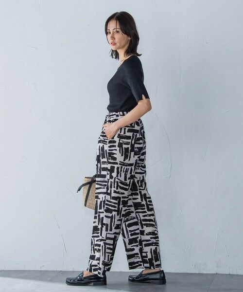 LAUTREAMONT / ロートレアモン その他パンツ | 麻調ボイルプリントパンツ≪洗濯機で洗える≫ | 詳細7