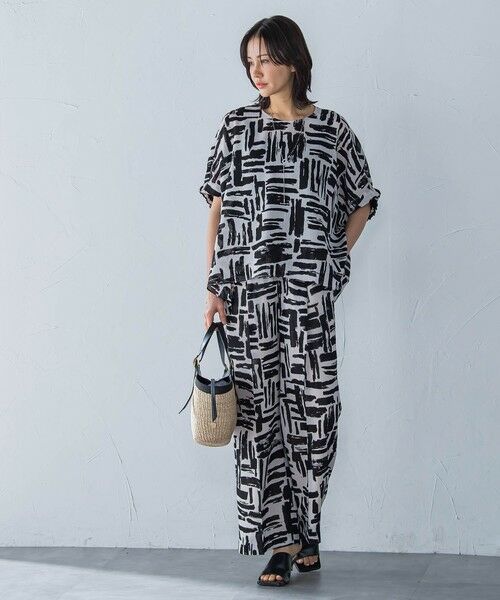 LAUTREAMONT / ロートレアモン その他パンツ | 麻調ボイルプリントパンツ≪洗濯機で洗える≫ | 詳細8