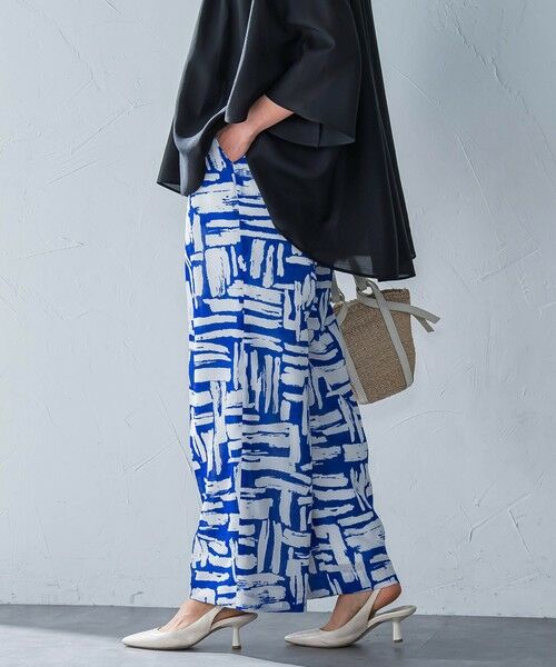 LAUTREAMONT / ロートレアモン その他パンツ | 麻調ボイルプリントパンツ≪洗濯機で洗える≫ | 詳細15