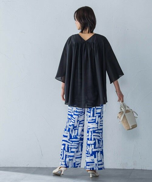 LAUTREAMONT / ロートレアモン その他パンツ | 麻調ボイルプリントパンツ≪洗濯機で洗える≫ | 詳細17