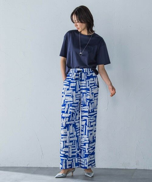 LAUTREAMONT / ロートレアモン その他パンツ | 麻調ボイルプリントパンツ≪洗濯機で洗える≫ | 詳細18