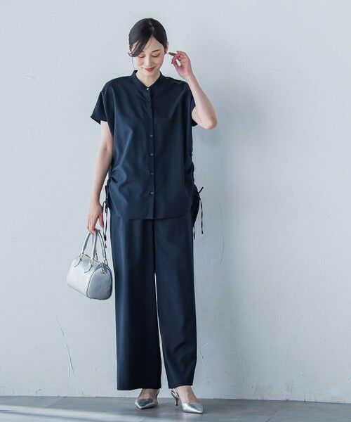 LAUTREAMONT / ロートレアモン その他パンツ | 【WEB限定】フィルムストライプイージーパンツ ≪手洗い可能≫ | 詳細3