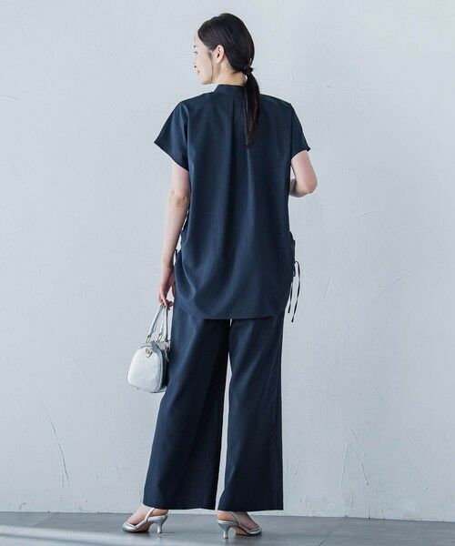 LAUTREAMONT / ロートレアモン その他パンツ | 【WEB限定】フィルムストライプイージーパンツ ≪手洗い可能≫ | 詳細5