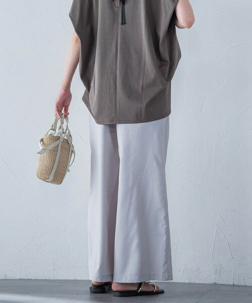 LAUTREAMONT / ロートレアモン その他パンツ | 【WEB限定】フィルムストライプイージーパンツ ≪手洗い可能≫ | 詳細8