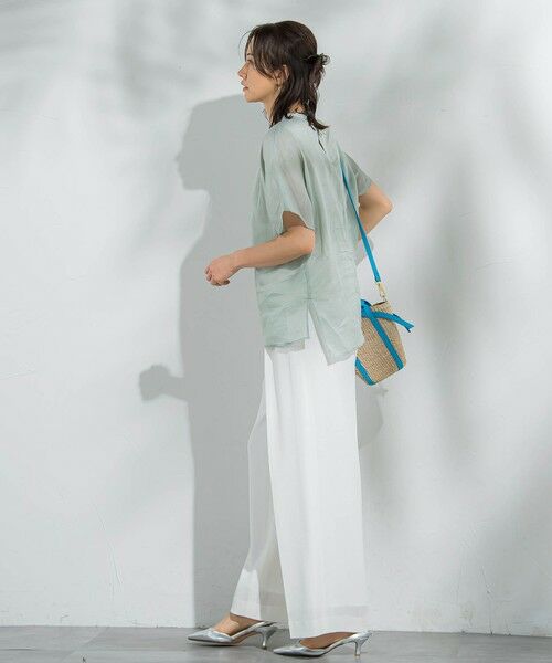 LAUTREAMONT / ロートレアモン その他パンツ | エアブリーズストレートワイドパンツ≪洗濯機で洗える≫ | 詳細9