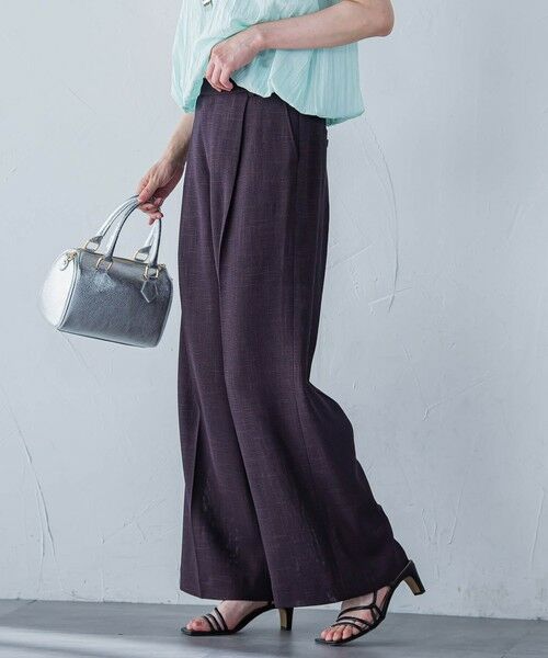 LAUTREAMONT / ロートレアモン その他パンツ | エアブリーズストレートワイドパンツ≪洗濯機で洗える≫ | 詳細10