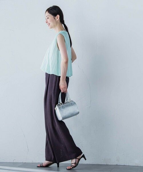 LAUTREAMONT / ロートレアモン その他パンツ | エアブリーズストレートワイドパンツ≪洗濯機で洗える≫ | 詳細13